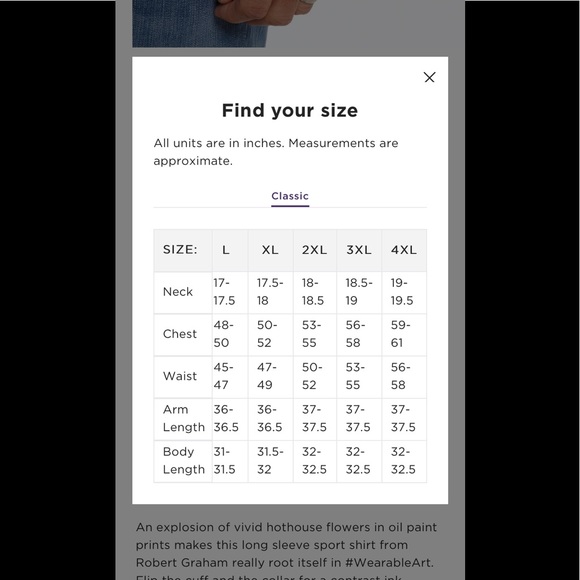 Robert Graham button down - Picture 6 of 7